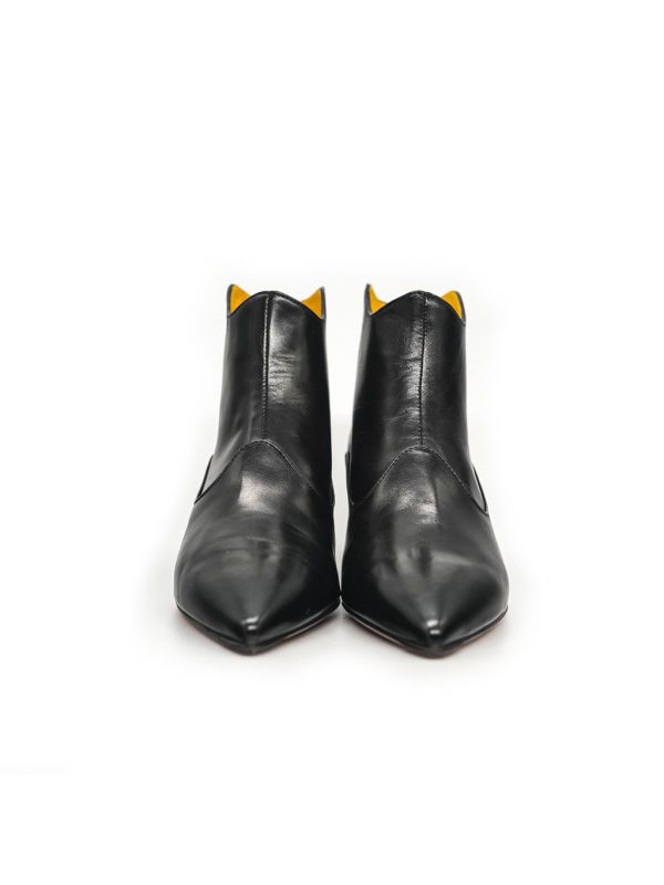 MARA BINI Stivaletto tc 5 a punta nappa Nero MARA BINI Stivaletto tc 5 a punta nappa Nero