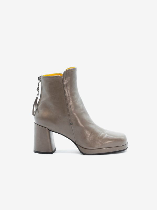 MARA BINI Stivaletto tc 60 pelle con plateau Tortora MARA BINI Stivaletto tc 60 pelle con plateau Tortora