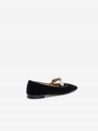 PROSPERINE Ballerina tc 10 velluto + strass Nero