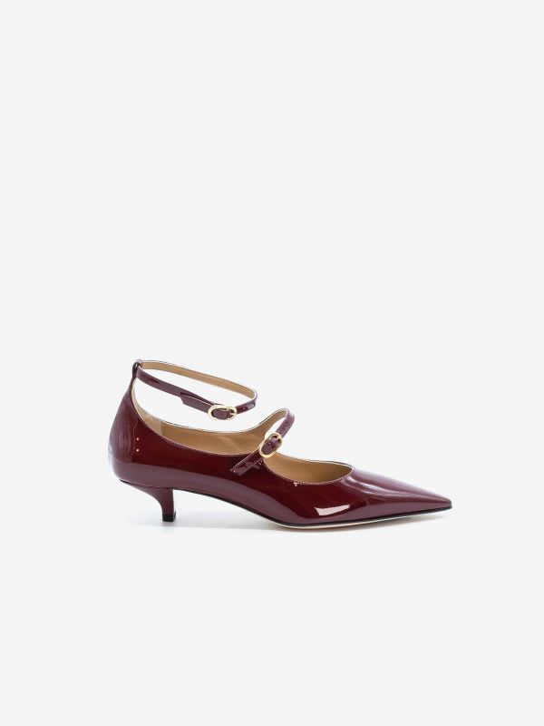 PROSPERINE Decollete tc 30 2 cinturini vernice Bordeaux PROSPERINE Decollete tc 30 2 cinturini vernice Bordeaux