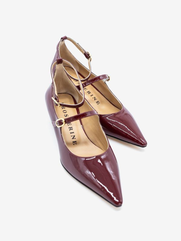 PROSPERINE Decollete tc 30 2 cinturini vernice Bordeaux PROSPERINE Decollete tc 30 2 cinturini vernice Bordeaux