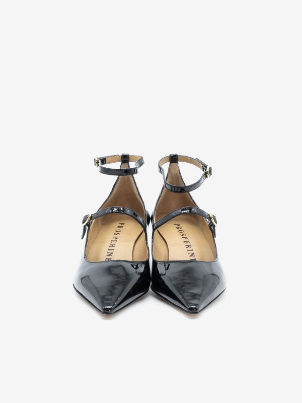 PROSPERINE Decollete tc 30 2 cinturini vernice Nero PROSPERINE Decollete tc 30 2 cinturini vernice Nero