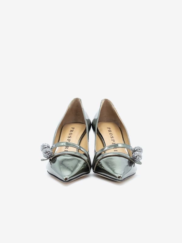PROSPERINE Decollete tc 50 specchio acciaio + accessorio PROSPERINE Decollete tc 50 specchio acciaio + accessorio