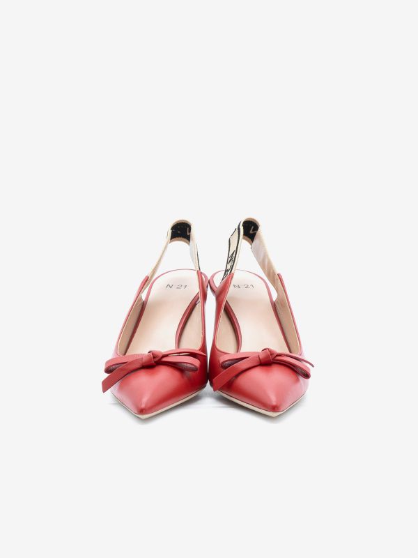 N°21 Slingback pelle tc 5 Rosso N°21 Slingback pelle tc 5 Rosso
