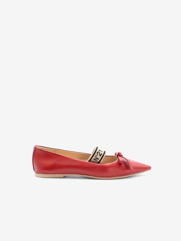 N°21 Ballerina pelle Rosso N°21 Ballerina pelle Rosso