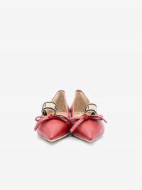 N°21 Ballerina pelle Rosso