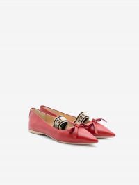 N°21 Ballerina pelle Rosso