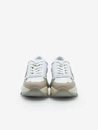 RUCOLINE Sneakers bianca/beige/argento tc 7 cm Bianco RUCOLINE Sneakers bianca/beige/argento tc 7 cm Bianco