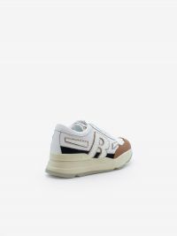 RUCOLINE Sneakers bianca/cuoio tc 5 cm Bianco RUCOLINE Sneakers bianca/cuoio tc 5 cm Bianco