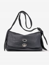 ZANELLATO Postina small con tracolla a nastro Nero