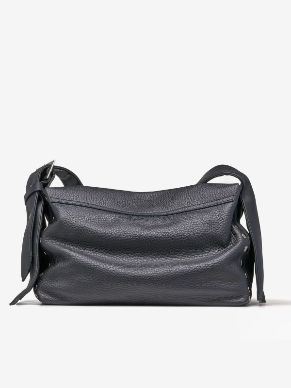 ZANELLATO Postina small con tracolla a nastro Nero