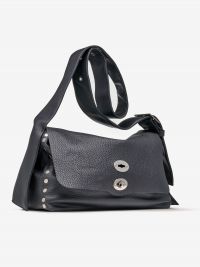 ZANELLATO Postina small con tracolla a nastro Nero