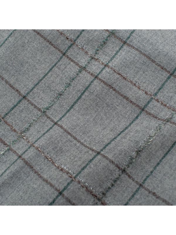 PESERICO Pantalone slim fit quadri Grigio