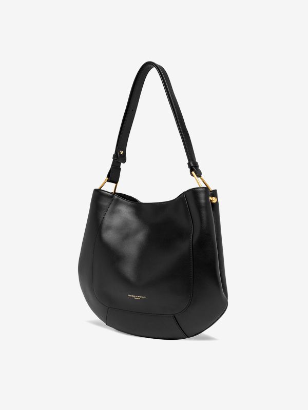 GIANNI CHIARINI Ella: borsa un manico pelle liscia Nero