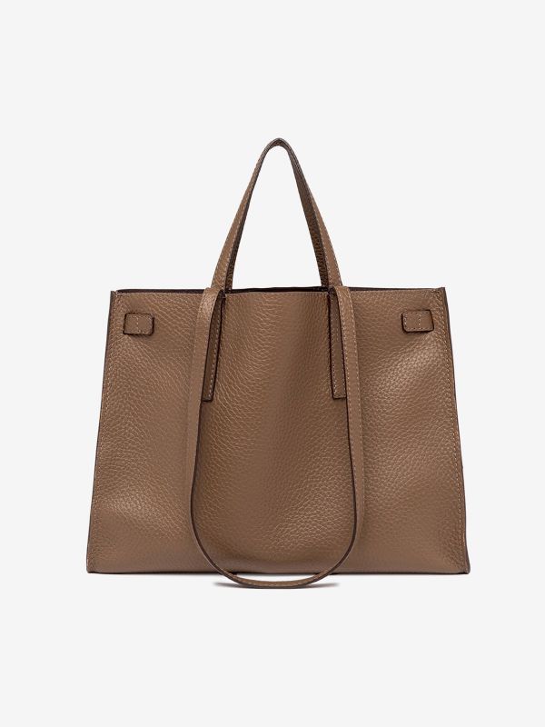 GIANNI CHIARINI Altea: borsa grande due manici pelle Marrone