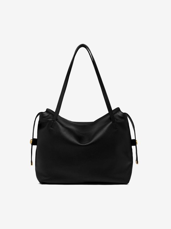 GIANNI CHIARINI Oriana: borsa grande due manici pelle Nero