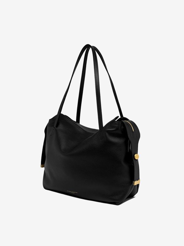 GIANNI CHIARINI Oriana: borsa grande due manici pelle Nero