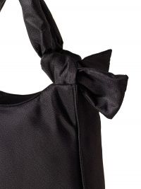 BORBONESE Borsa grande a tracolla tessuto Nero