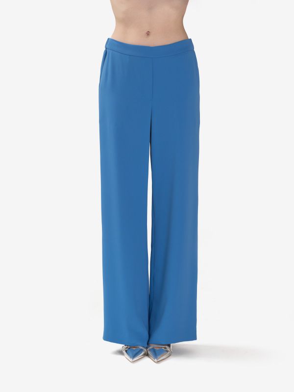 P.A.R.O.S.H. Pantalone mezzo elastico palazzo Azzurro