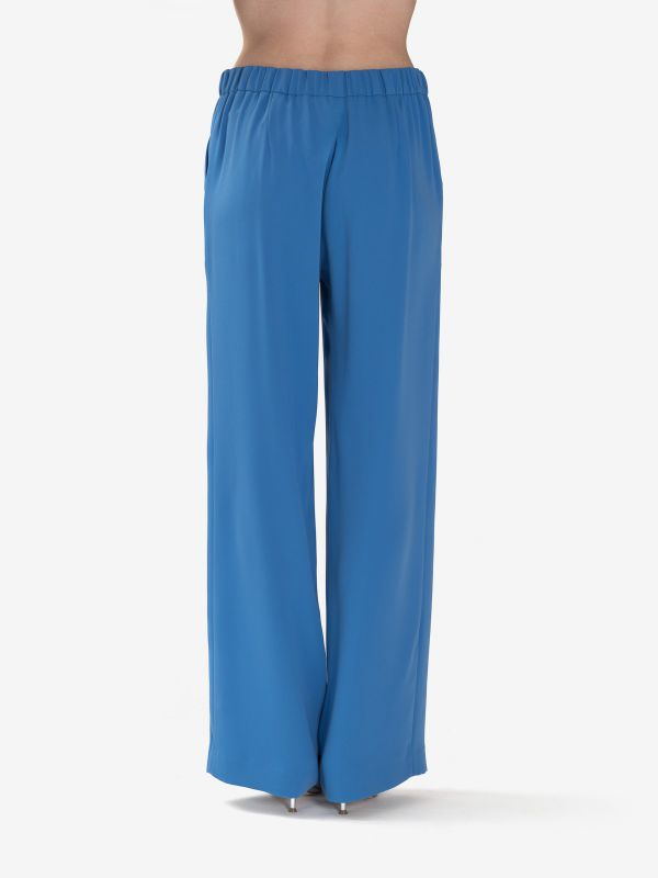 P.A.R.O.S.H. Pantalone mezzo elastico palazzo Azzurro