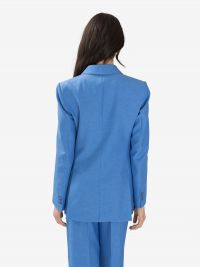 P.A.R.O.S.H. Blazer doppiopetto misto lino Azzurro