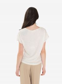 P.A.R.O.S.H. Blusa paillettes Panna P.A.R.O.S.H. Blusa paillettes Panna