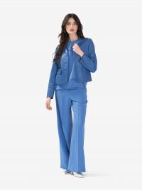 P.A.R.O.S.H. Giacca corta pelle Azzurro