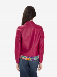 P.A.R.O.S.H. Giacca corta pelle Azzurro