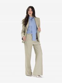 P.A.R.O.S.H. Camicia seta m/l con sciarpetta Celeste