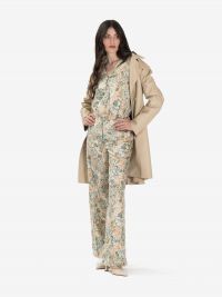 P.A.R.O.S.H. Trench pelle beige chiaro