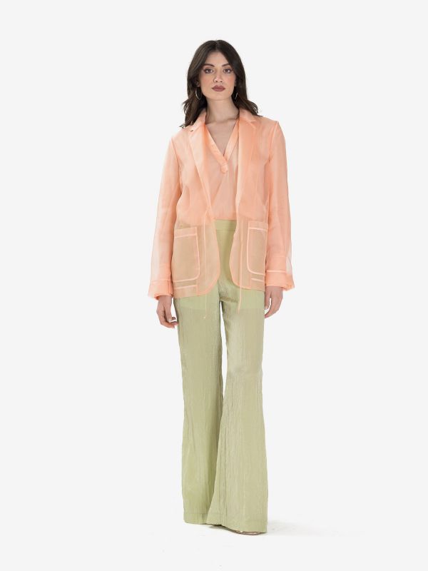 FORTE FORTE Blazer organza Pesca