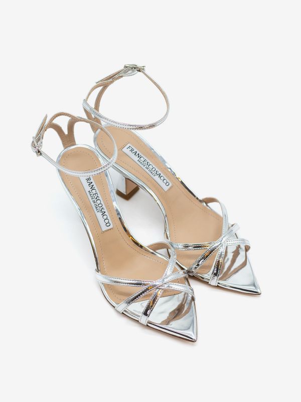 FRANCESCO SACCO Sandalo tc 7 cm Argento FRANCESCO SACCO Sandalo tc 7 cm Argento