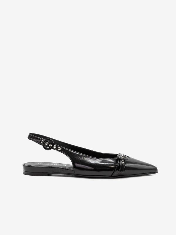 HALMANERA Ballerina slingback con fibbia Nero HALMANERA Ballerina slingback con fibbia Nero