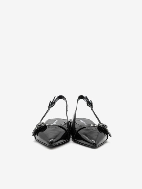 HALMANERA Ballerina slingback con fibbia Nero HALMANERA Ballerina slingback con fibbia Nero