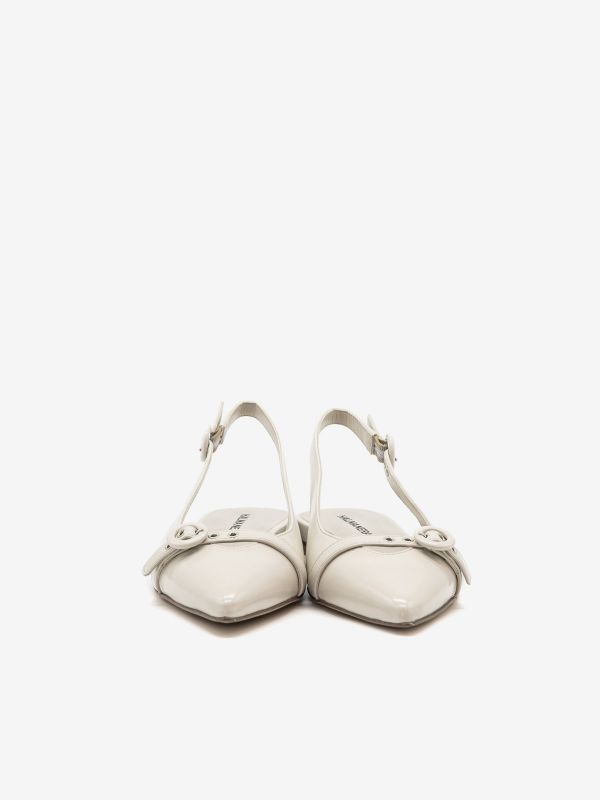 HALMANERA Ballerina slingback con fibbia Ghiaccio HALMANERA Ballerina slingback con fibbia Ghiaccio