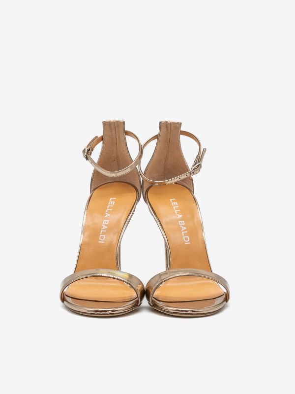 LELLA BALDI Sandalo tc 9 cm Oro rosa LELLA BALDI Sandalo tc 9 cm Oro rosa