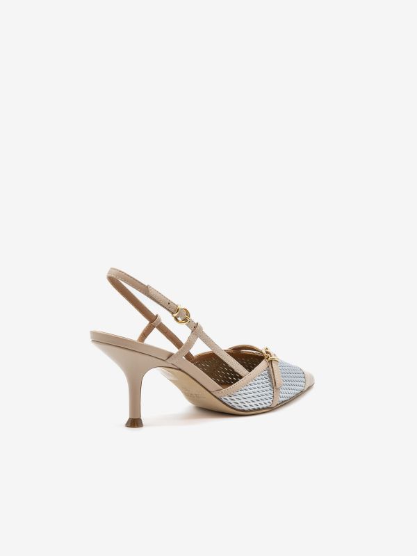 LELLA BALDI Chanel tc 7 cm cipria/argento + fibbia