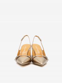 LELLA BALDI Chnael tc 7 cm pelle con fibbia Rame