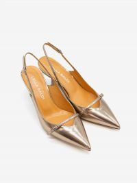 LELLA BALDI Chnael tc 7 cm pelle con fibbia Rame