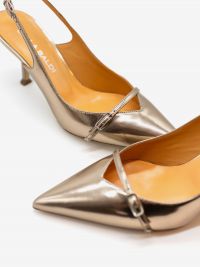 LELLA BALDI Chnael tc 7 cm pelle con fibbia Rame