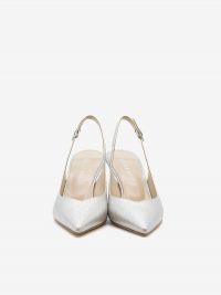 LELLA BALDI Chanel pelle tc 7 cm Argento