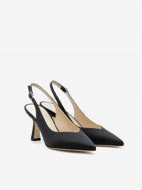 LELLA BALDI Chanel raso tc 7 cm Nero LELLA BALDI Chanel raso tc 7 cm Nero
