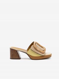 NOA HARMON Ciabatta tc 5 cm pelle + accessorio Cipria