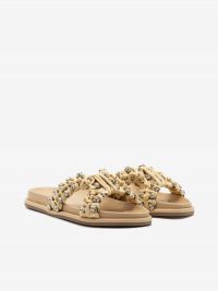 NOA HARMON Ciabatta raffia Beige NOA HARMON Ciabatta raffia Beige