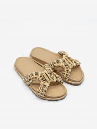 NOA HARMON Ciabatta raffia Beige NOA HARMON Ciabatta raffia Beige