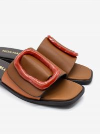 NOA HARMON Ciabatta tc 1 cm pelle + accessorio Cuoio