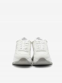 RUCOLINE Sneakers pelle tc 7 cm Bianco