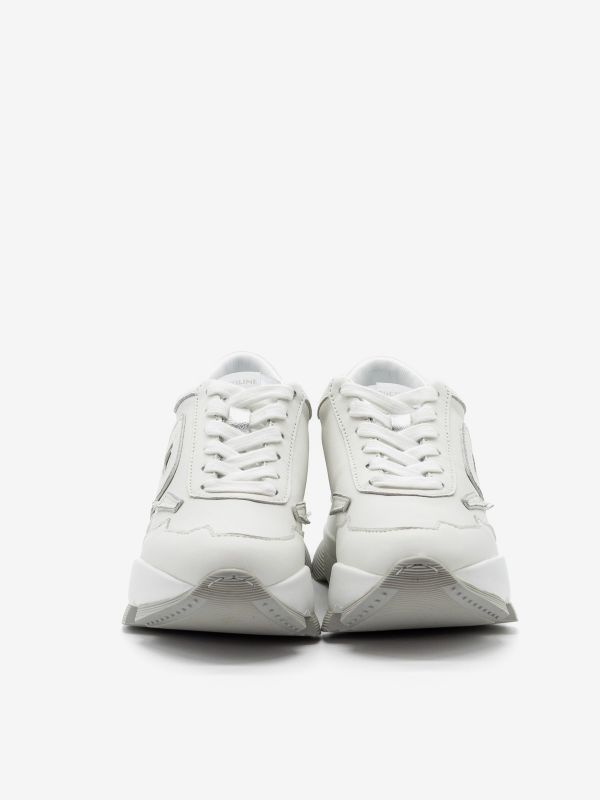 RUCOLINE Sneakers tc 7 cm + dettaglio argento Bianco