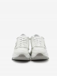 RUCOLINE Sneakers tc 7 cm + dettaglio argento Bianco
