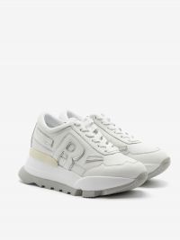 RUCOLINE Sneakers tc 7 cm + dettaglio argento Bianco